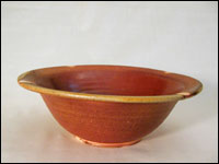 Rimmed Bowl - woodfired