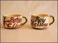 Pair of Mustache Mugs