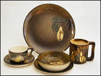 Pear Pattern Dinnerware